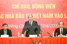 Primer ministro de Vietnam prosigue actividades en Laos