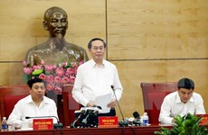 Presidente vietnamita exhorta a Nghe An a fomentar gestión de terreno y minerales