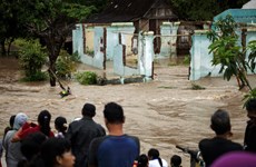 Inundaciones provocan 10 muertos en Oeste de Indonesia 
