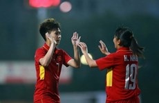 Selección femenina de fútbol sub-15 de Vietnam asiste a campeonato sudesteasiático