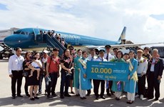 Vietnam Airlines celebra vuelo número 10 mil en aeropuerto de Da Nang