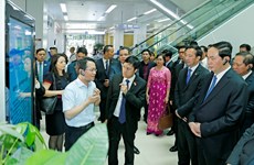 Presidente vietnamita invita inversiones chinas en proyectos de alta tecnología 
