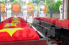 Thua Thien-Hue: Efectúan ceremonia de entierro de mártires vietnamitas caídos en Laos