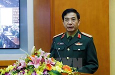 Jefe del Estado Mayor General de Vietnam recibe a alto funcionario de defensa de Camboya