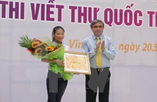 Celebran Aniversario 30 de participación de Vietnam en concurso de escritura de UPU