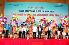 Lanzan en Vietnam mes de acción por la infancia