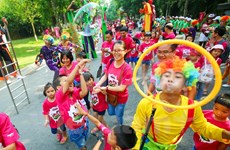 Celebran festival infantil ASEAN+ en Vietnam