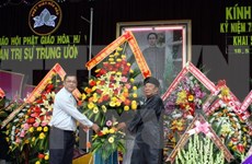 Conmemoran aniversario 78 de fundación de secta budista de Hoa Hao