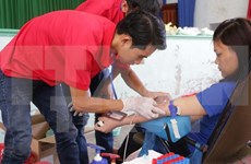 Presidente vietnamita destaca importancia de donación de sangre