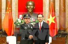 Presidente Dai Quang destaca buen estado de nexos Vietnam-China 