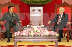 Máximo dirigente partidista vietnamita respalda cooperación militar con China  