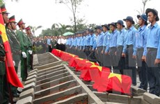 Efectúan en Camboya acto de homenaje a soldados voluntarios vietnamitas 