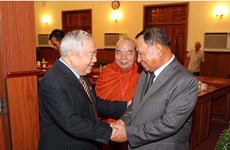 Dirigentes de Camboya aprecian respaldo vietnamita a su desarrollo  