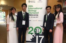 Alumnos vietnamitas brillan en Olimpiada Internacional de Biología