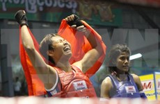 Luchadora vietnamita de Muay Thai gana medalla de oro en Juegos Mundiales