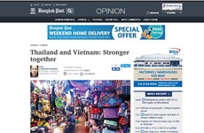 Medios de prensa tailandeses destacan perspectivas en relaciones con Vietnam