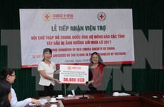 Cruz Roja de China apoya a pobladores afectados por inundaciones en Vietnam