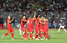 Clasificación para Copa Asiática de Fútbol 2019: Vietnam derrota a Camboya