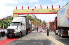  Abren vía especializada para transporte de mercancías en puerta fronteriza entre Vietnam y China