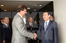 Vicepremier de Vietnam se entrevista con dirigentes de Unión Europea 
