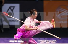 Wushuista Duong Thuy Vi gana primera presea dorada para Vietnam en Campeonato Internacional