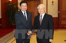 Máximo dirigente partidista de Vietnam aboga por mayores nexos comerciales con Laos