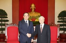 Máximo dirigente partidista de Vietnam reitera nexos con Laos