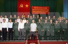 Máximo dirigente partidista de Vietnam destaca esfuerzos de Zona Militar 4