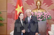 Intensifican cooperación Asamblea Nacional de Vietnam y Senado de Camboya