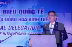 Autoridades de Hanoi se reúnen con representantes del Consejo Mundial de la Paz