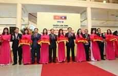 VNA inaugura exposición fotográfica sobre relaciones especiales Vietnam- Laos