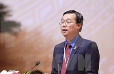 Le Quoc Phong reeligido como primer secretario del Comité Central de UJCHCM