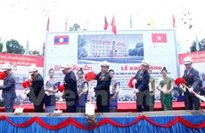 Arranca en Laos construcción de escuela Sithanaxay financiada por Vietnam