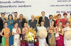 Máximo dirigente partidista vietnamita destaca relación amistosa tradicional con Laos