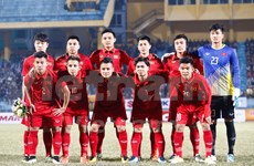 Selección vietnamita de fútbol se prepara para Campeonato Asiático en China