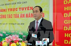 Presidente de Vietnam insta a sancionar estrictamente delincuentes de corrupción
