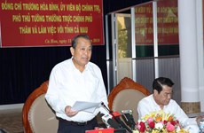 Gobierno vietnamita revisa desarrollo socioeconómico de Ca Mau