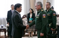 Laos y Rusia fomentan cooperación en defensa nacional