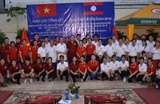 Intercambio marca exitoso Año de Amistad Vietnam- Laos
