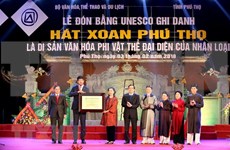 Provincia de Phu Tho recibe título de reconocimiento al Canto Xoan como patrimonio cultural intangible de la humanidad