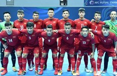 Equipo de Vietnam gana boleto para los cuartos de final del Campeonato Asiático de futsal 2018
