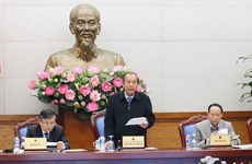 Gobierno vietnamita acelera tareas socioeconómicas de 2018