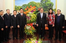 Iglesia Protestante del Norte de Vietnam se reúnen con autoridades de Hanoi en ocasión del Tet