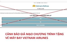 Vietnam Airlines advierte sobre estafa de pasajes gratis