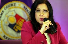 Presidenta de Corte Suprema de Filipinas cesará sus labores por tiempo indefinido