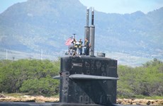 Submarino de ataque de EE.UU. arriba a Filipinas 