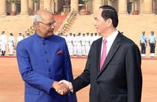 Presidentes de Vietnam e India mantienen conversaciones