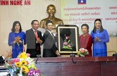 Destacan esfuerzos de provincia vietnamita de Nghe An en fomento de nexos Vietnam-Laos