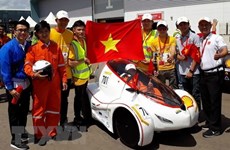 Universitarios vietnamitas ganaron concurso asiático de vehículos eléctricos 