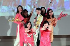 Estudiantes vietnamitas en Beijing celebran gala artística tradicional